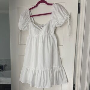 Amanda Uprichard White Sicily Dress like new